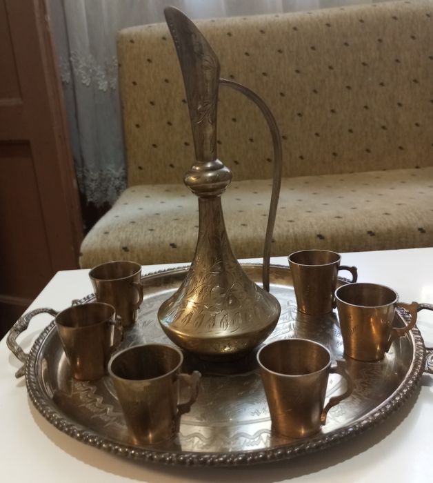 Уникален месингов сервиз