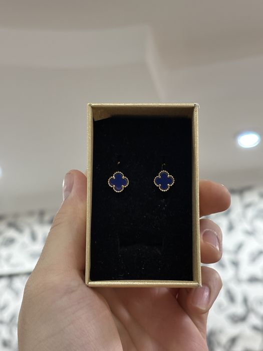 Серьги van cleef
