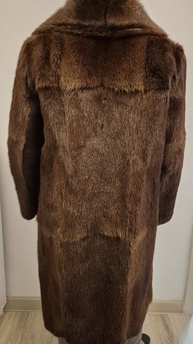 Haina de blana naturală de nutrie autentica