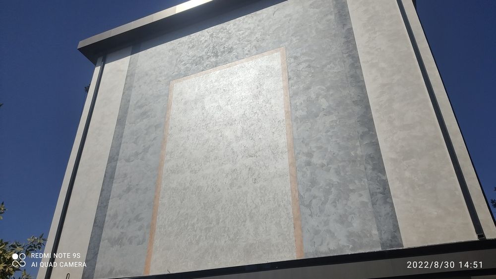 Ottochento. Travertin Fasad ishlari.