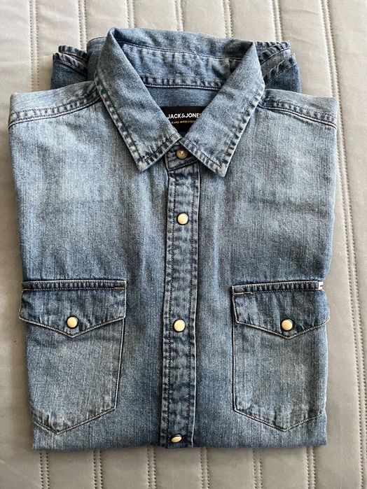 Jack&Jones-denim мъжка риза размер S