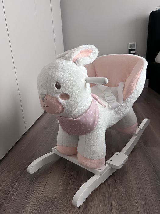 Люлееща се играчка със седалка KikkaBoo - Bunny