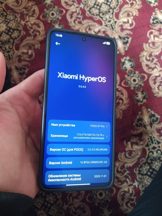 Poco x7 pro 12+12/512+16