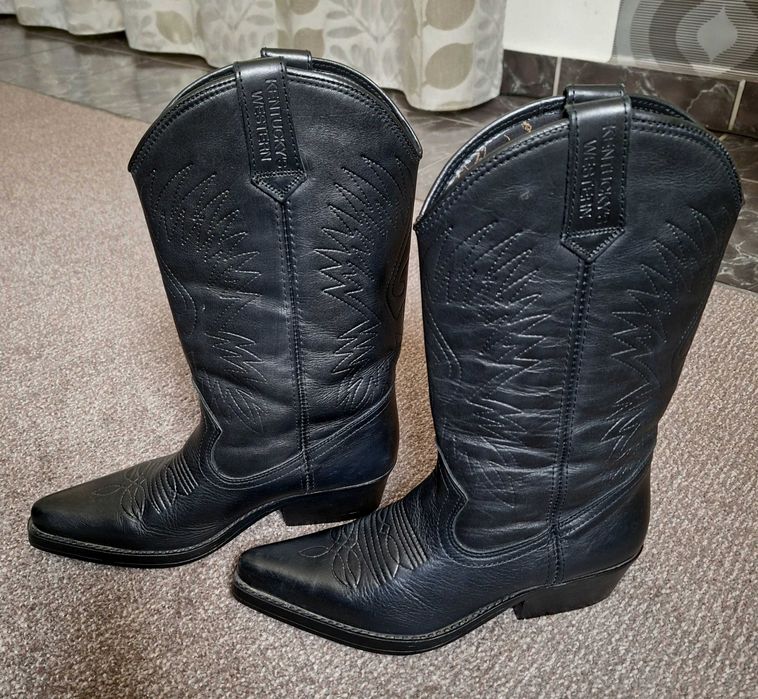 Cisme /Ghete dama piele naturala model Western Kentucky mărime 40