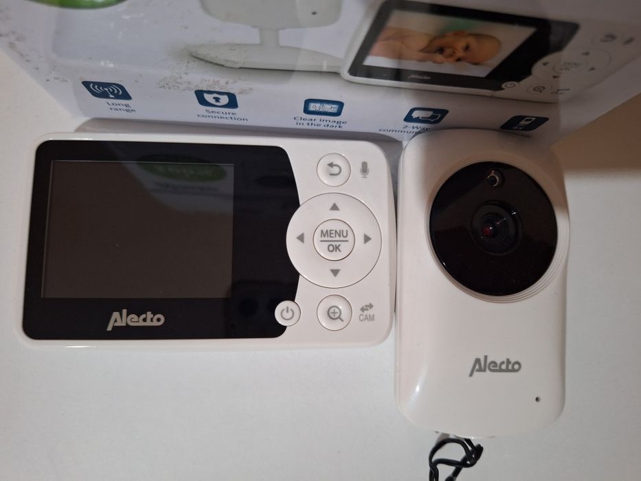 Бебефон Alecto DVM-64 с камера и цветен екран, 2.4"