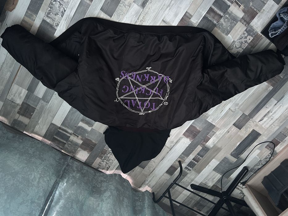 vetements total darkness bomber