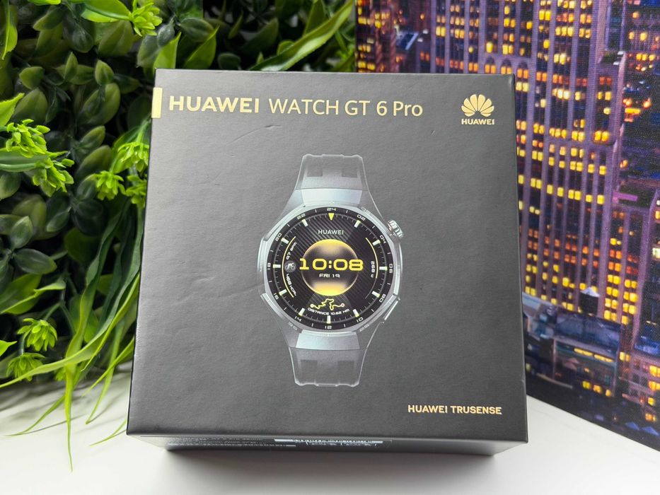 ! НоВо ! Huawei Watch GT6 Pro 46mm Black Titanium Гаранция