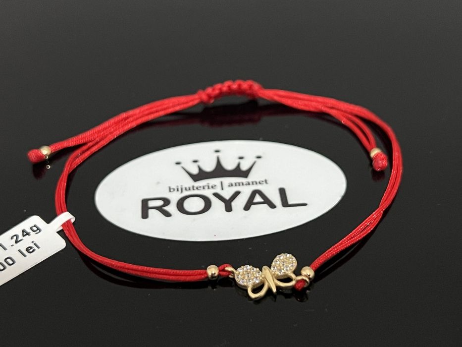 Bijuteria Royal CB : Bratara cu snur aur 14k 1,24gr