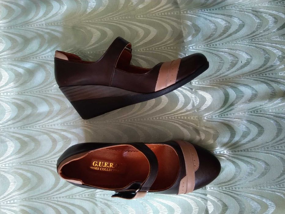 Туфли кожаные, 38 размер