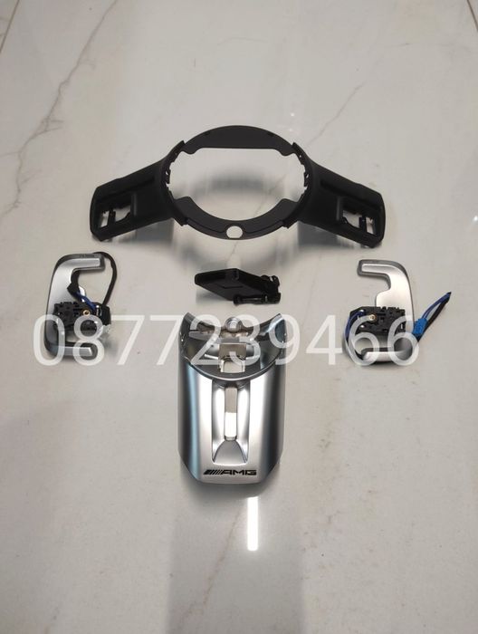 AMG performance капак за волан + пера за Mercedes W223 W465 W214 X290 C590 W167 W206