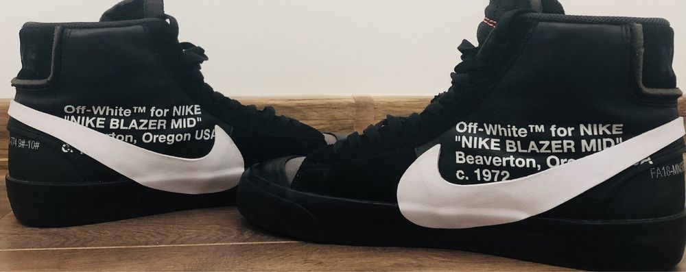 Off White Nike Blazer Mid Black (Grim Reaper)