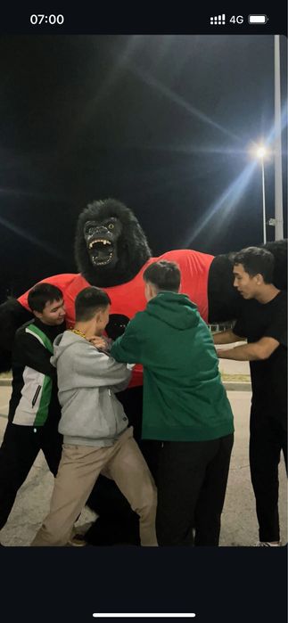 Горилла, кинг-конг аниматор!