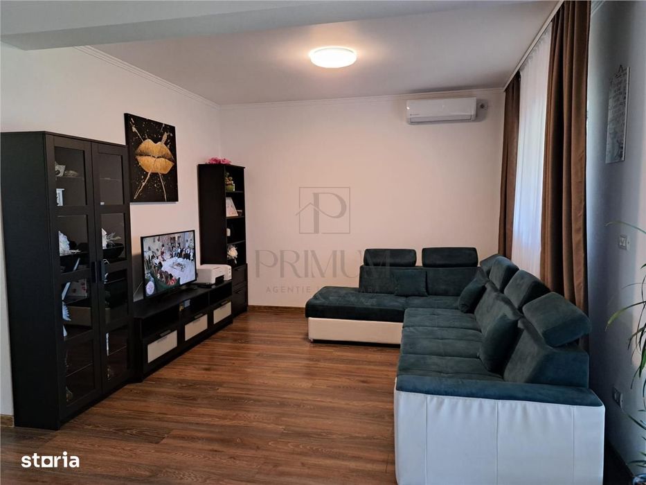Duplex mobilat si utilat -  curte amenajata - pod mansardabil