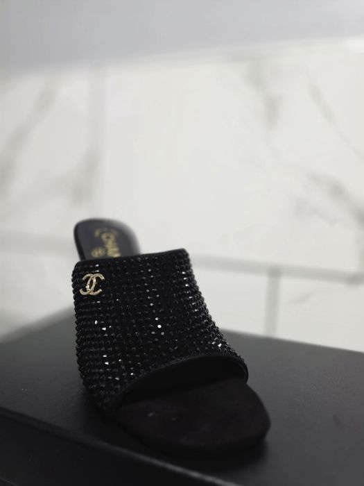 Pantofi chanel negri