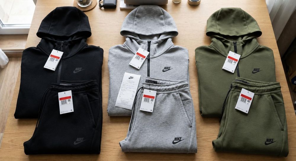 Nike Tech Fleece Gen 2 (Зелен M, Сив L, Черен L) – 70€