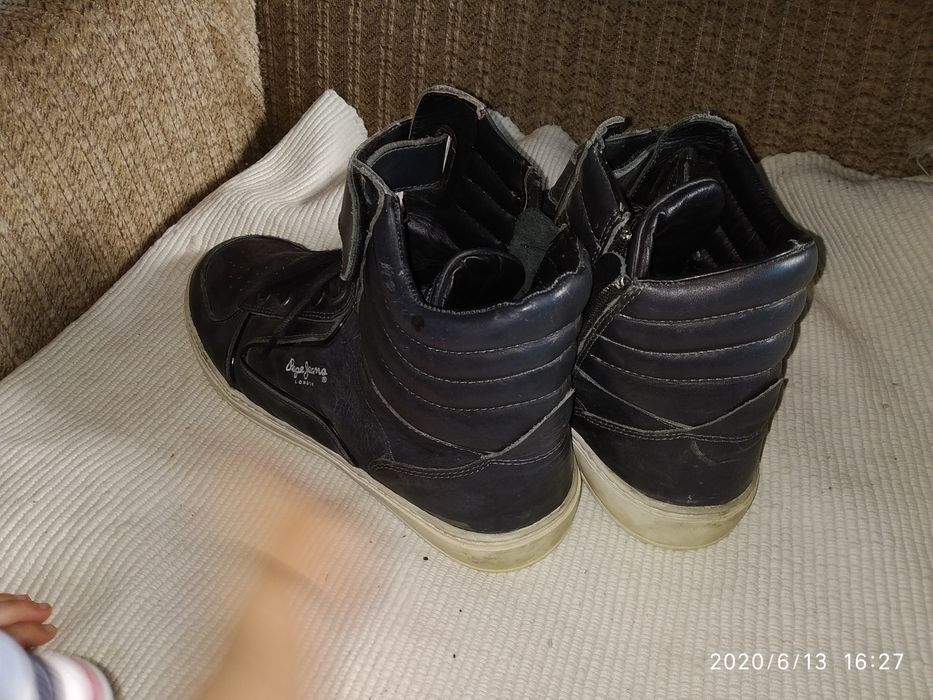 Pantofi tenisi mid- hight piele pepe jeans london 42