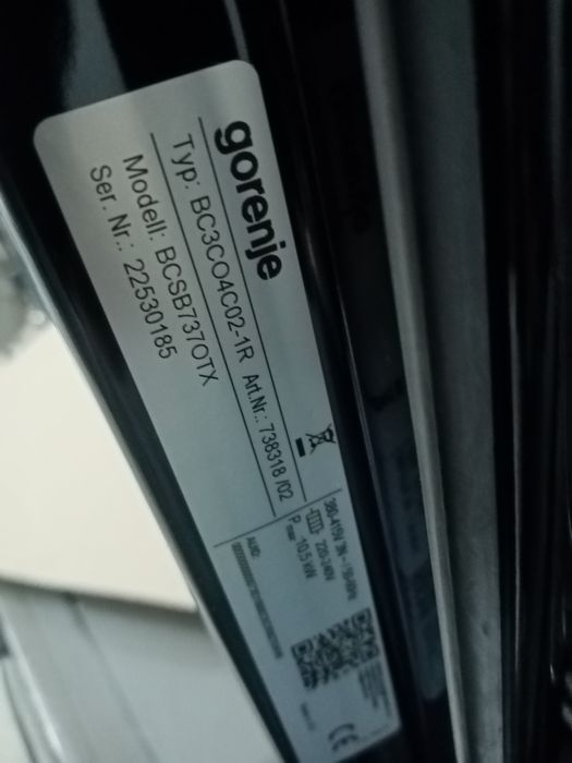 Set cuptor și plita vitro gorenje (noi)