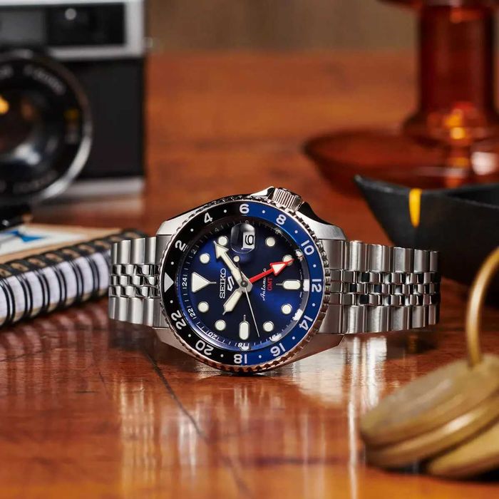 Нов часовник Seiko 5 Sport GMT Automatic SSK003K1 - гаранция