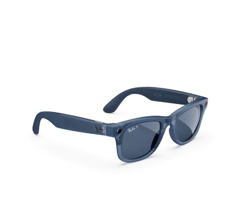 Rayban meta wayfarer Matte Jeans Transparent Dusty blue