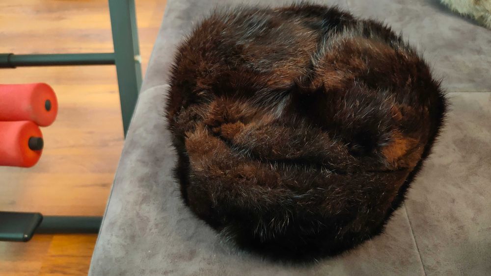 Шапка норковая мужская