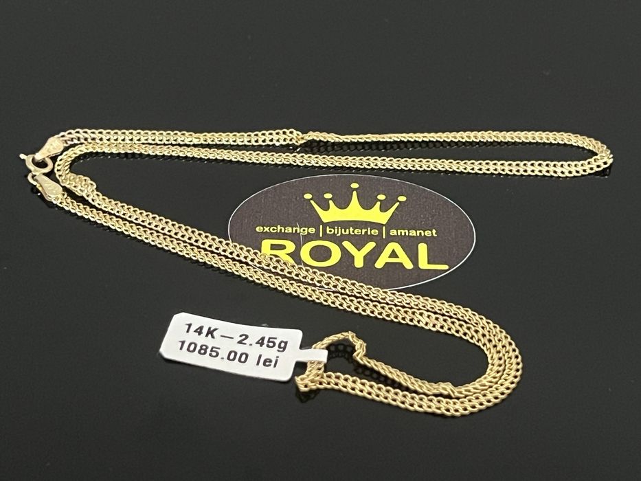 Bijuteria Royal CB : Lant aur 14K 585  2,45 grame