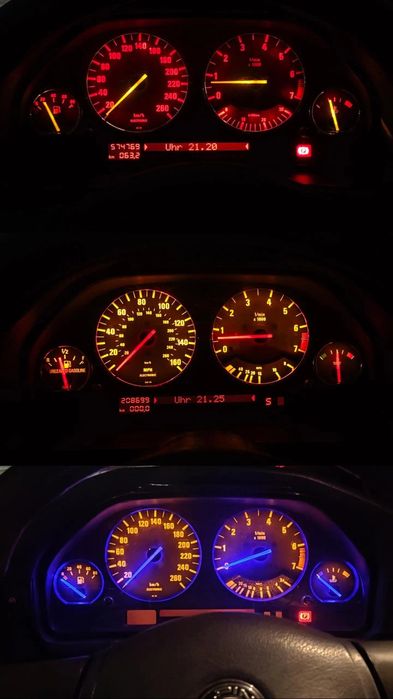 Ремонт приборных панелей БМВ е34 High-version