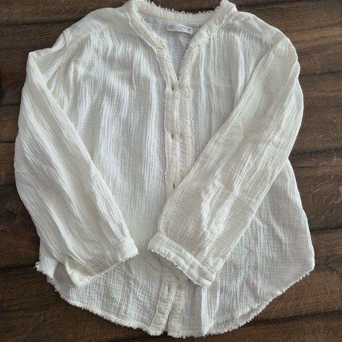Camasa alba Zara fete mas 164