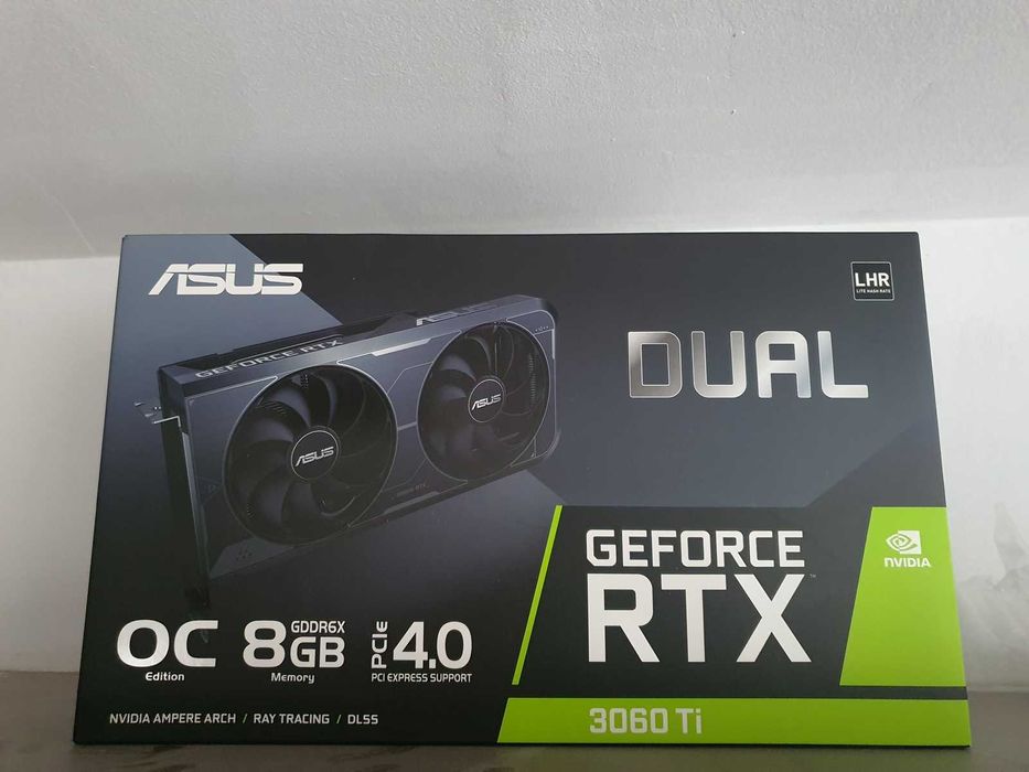 Placa video Gaming Asus Nvidia RTX 3060 Ti 8GB OC 256bit Sigilata Noua
