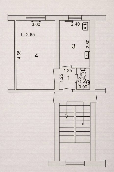 ‼️1/1/5 КИРПИЧ‼️Массив Ялангач 25м2 Эко базар