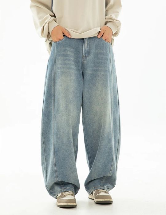 Джинсы багги широкие 2XL