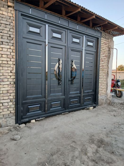 Бутн бухоро буйлаб Барча турдаги йанги дарвозаларини етиб урнатиб бера