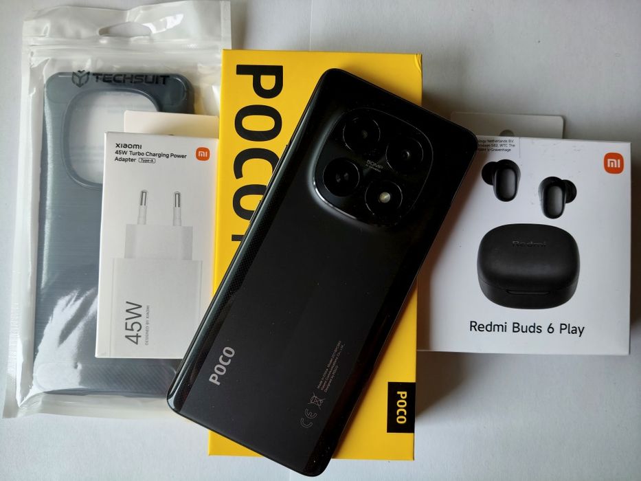 Vând telefon Poco M8 5G - 8GB RAM și 256GB Stocare + Bonus