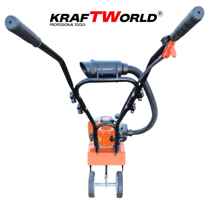 Мини мотофреза бензинова KraftWorld – двутактов мулти култиватор