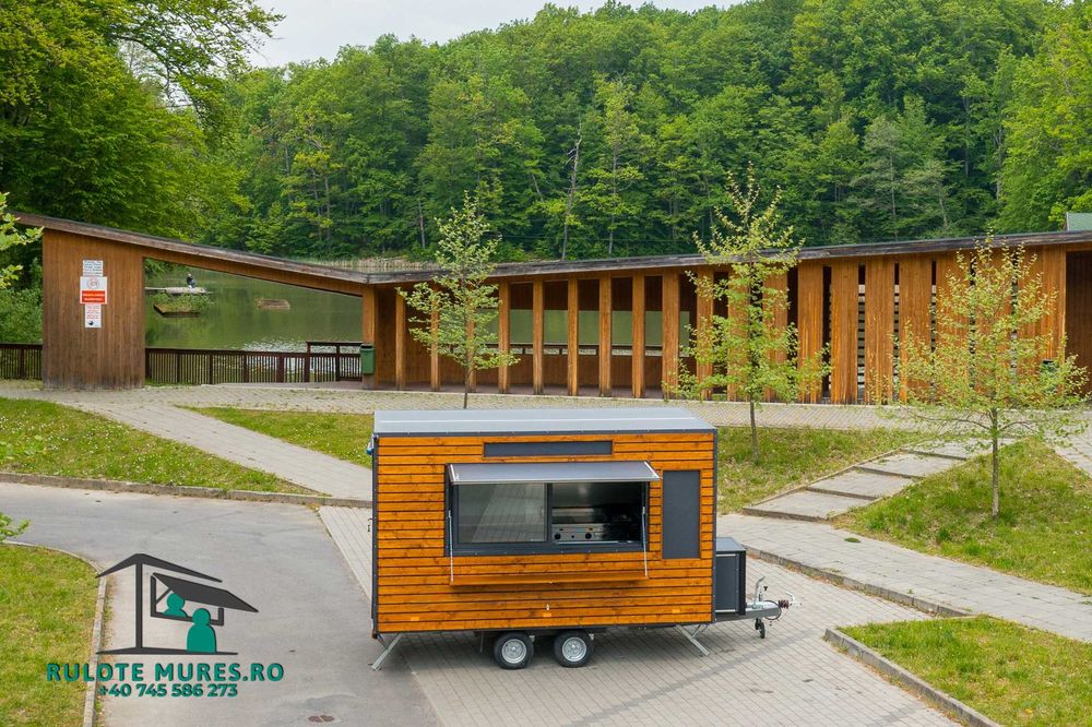 Rulota comerciala FAST FOOD, FOOD TRUCK! 4X2M ! PE STOC