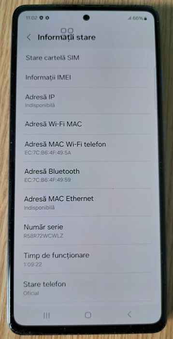 Samsung Galaxy A72 Dual SIM, culoare albastru deschis (Awesome Blue) memorie de128GB, 6GB RAM – Ca Nou, Pachet Complet, Unic Proprietar
