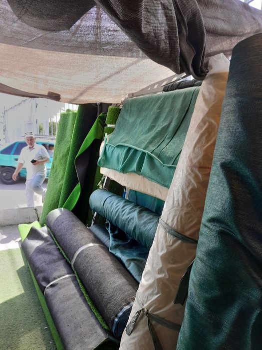 Banir tent ustovka qilamiz soya setka ornatamiz