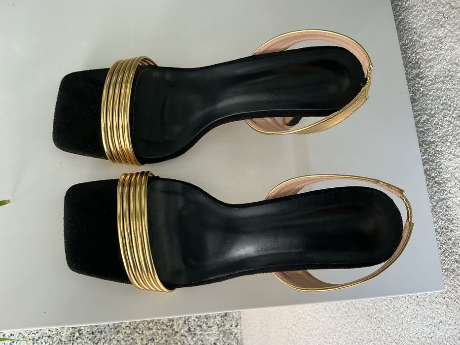 Sandale elegante aurii, 38