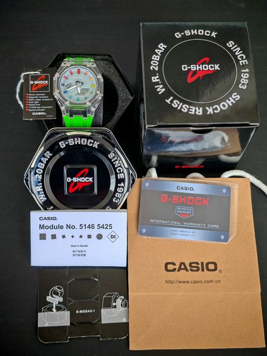 Casio G shock 11 бр за 350 лв, нови Касио часовници с кутии
