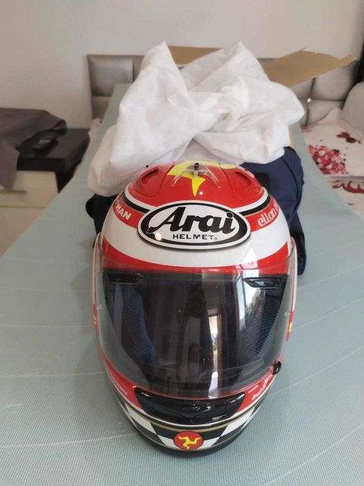 Casca Moto Arai 2007 Isle on Man TT Centenary Edition FAC SCHIMBURI