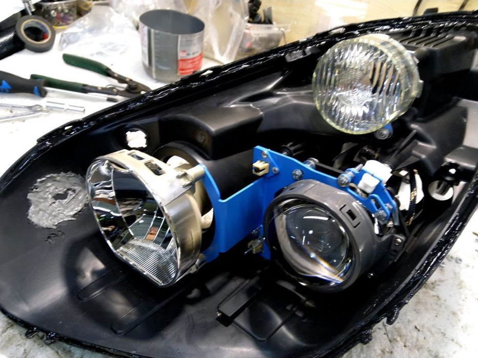 Установка BI LED