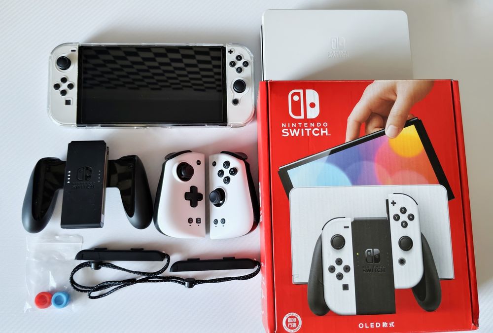 Nintendo Switch OLED + Чип Picofly + Mobapad M6 HD + 8BitDo Adapter 2