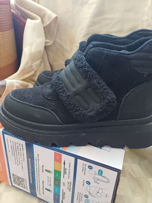 Дамски боти на Тенденз нови и нови лоуфъри  естествена кожа