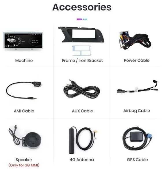 Navigatie Android 13 Dedicata AUDI A5 . Carplay , Android auto