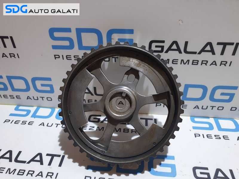 Fulie Rola Pinion Vibrochen Arbore Cotit Peugeot 407 1.6 HDI 2004 - 2010 Cod 9640473280 [AV1724]