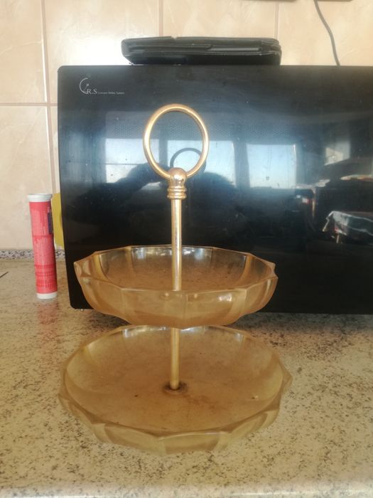 Кристална бонбониера  в добро състояние