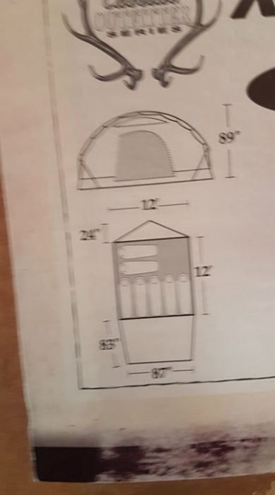 Нова 7-местна палатка, внос от САЩ