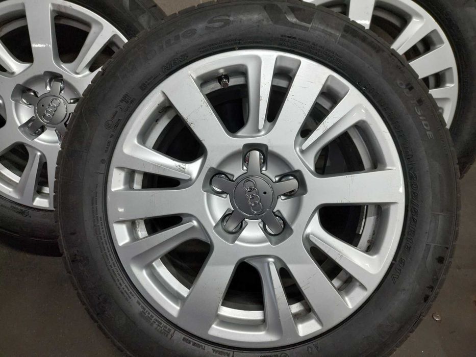 Set roti jante anvelope aliaj 5x112 r 16