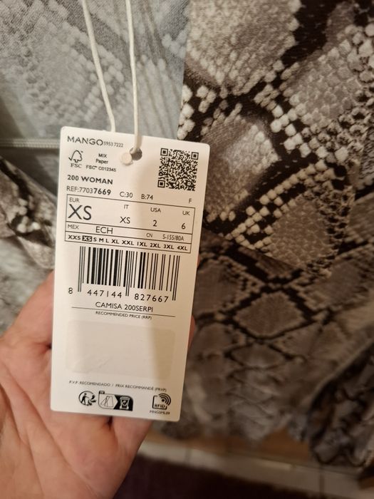 Camasa nou xs mango
