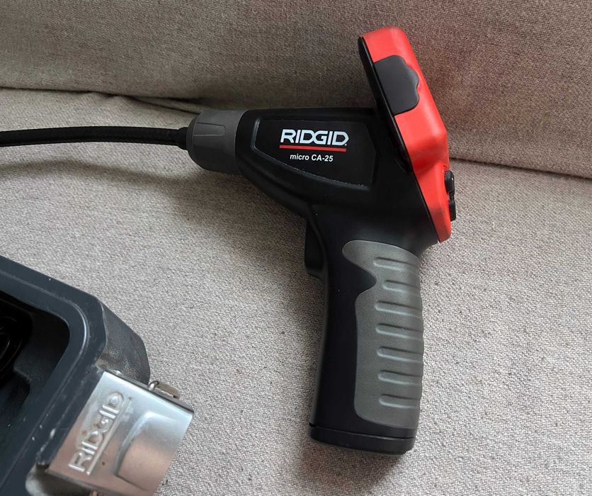 Ridgid Micro CA-25 Cameră inspecție defect display, accesorii incluse