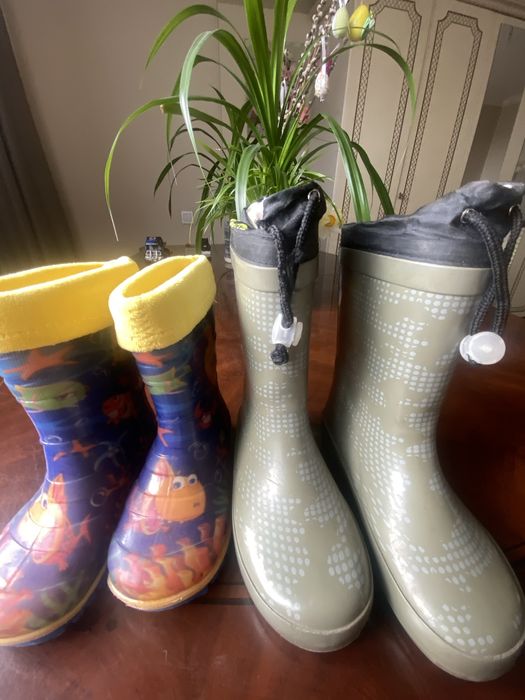 Резиновые  сапоги 24 и 29 размер